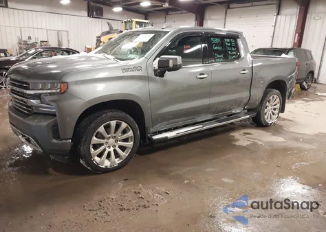 2019 Chevrolet Silverado 1500 High Country from USA, damaged, VIN 3GCUYHEL8KG285394